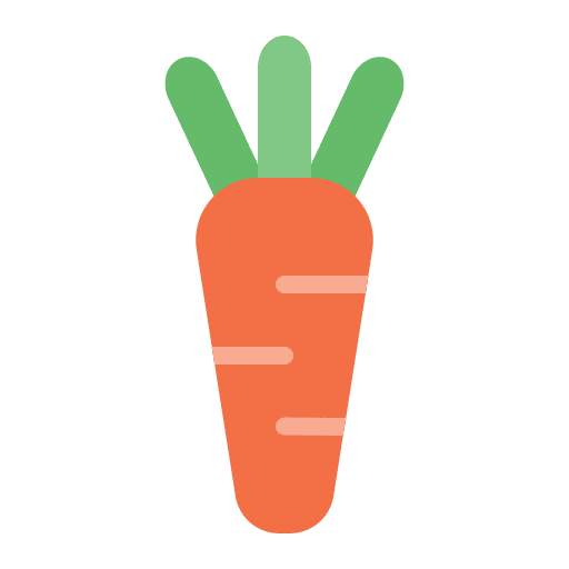 Carrot carrot diet organic icon