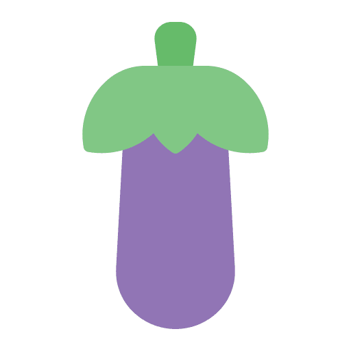 Eggplant vegetable diet vegan icon Eggplant vegetable diet vegan icon