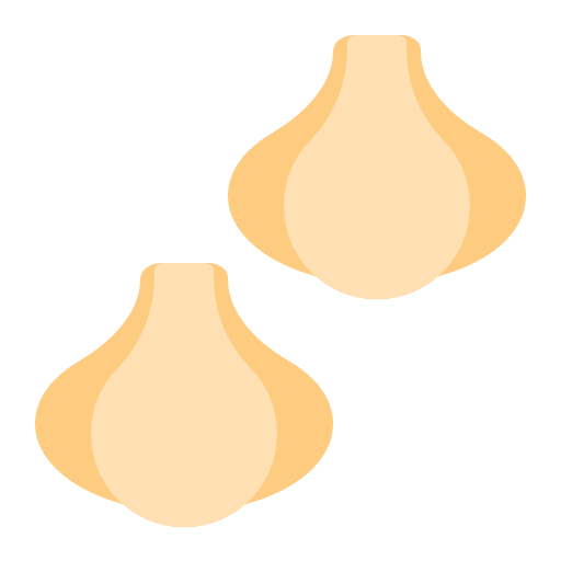 Garlic ingredient vegan garlic icon Garlic ingredient vegan garlic icon