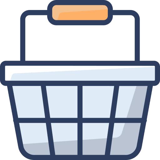 Shopping basket store shopping basket commerce and shopping icon