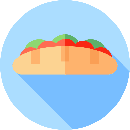 Sandwich junk food sandwich salad icon