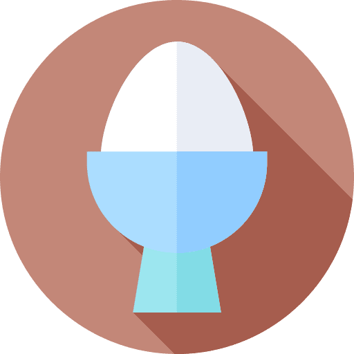 Boiled egg protein boiled egg food and restaurant icon