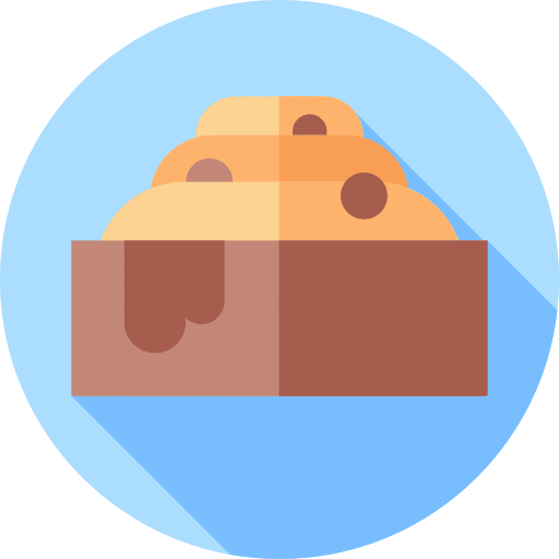 Cinnamon roll bakery food and restaurant food icon