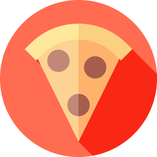 Pizza italian food food and restaurant salami icon