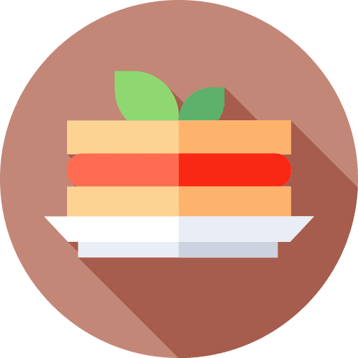 Sandwich fast food burger hamburger icon