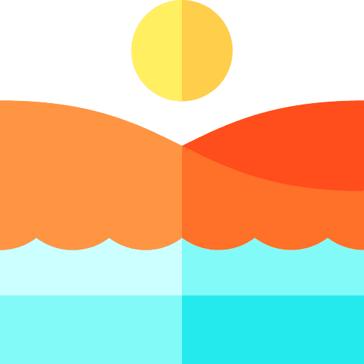 Beach sea holidays sun icon Beach sea holidays sun icon