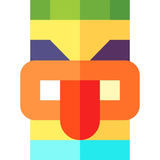 Tiki tiki totem mask icon Tiki tiki totem mask icon