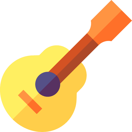 Ukulele music and multimedia orchestra cultures icon Ukulele music and multimedia orchestra cultures icon