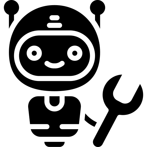 Bot assistant communications bot icon
