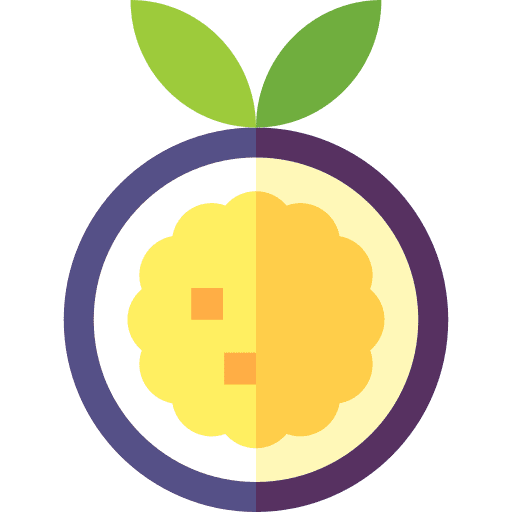 Passion fruit healthy food food and restaurant diet icon Passion fruit healthy food food and restaurant diet icon