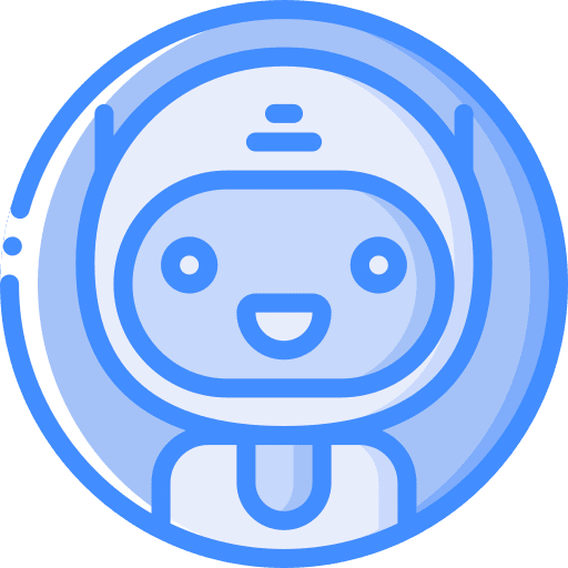 Bot assistant virtual robot icon