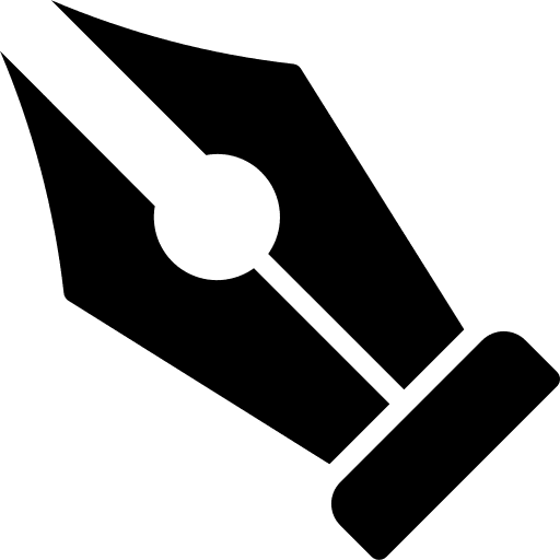 Pen cursor tool graphic icon