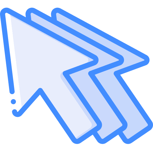 Arrow ui pointer clicker icon