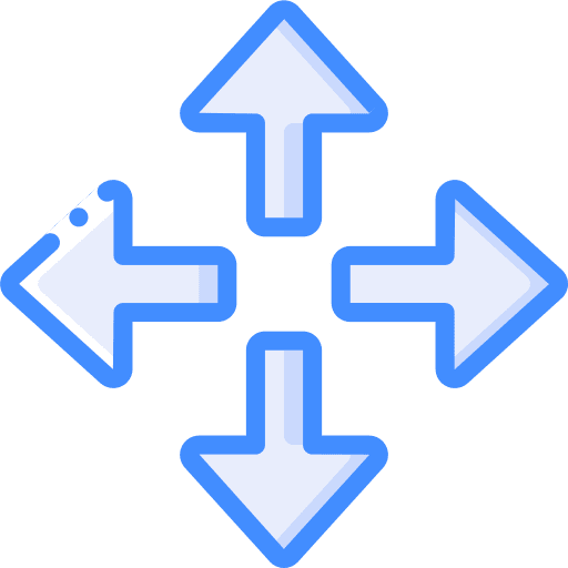 Arrows interface move selector drag icon