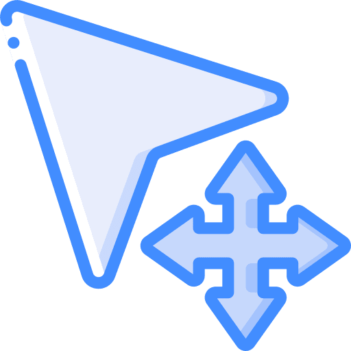Cursor ui scroll move icon