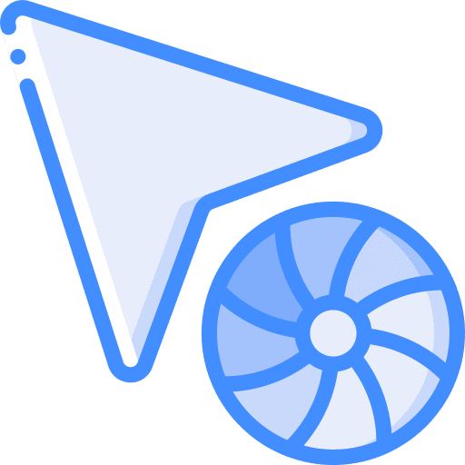 Loading pointer loading interface icon