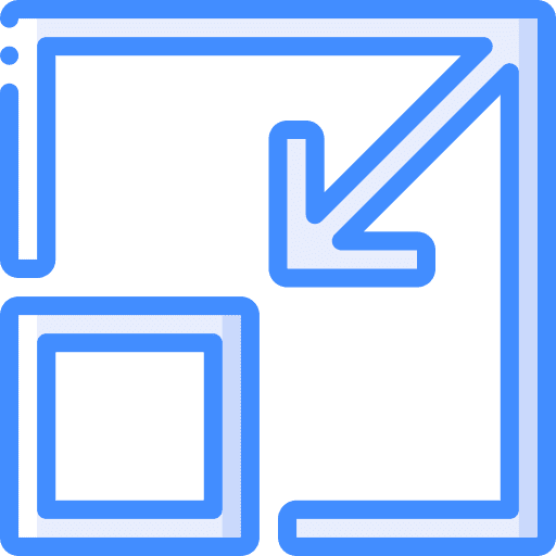 Resize shrink adjust enlarge icon