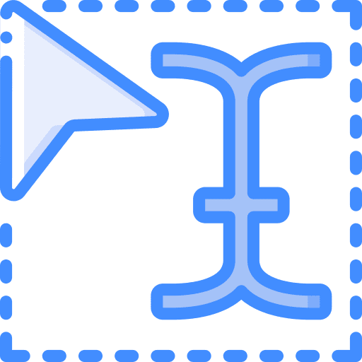 Selection ui pointer type icon