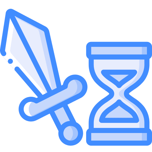 Sword sword clock pointer icon