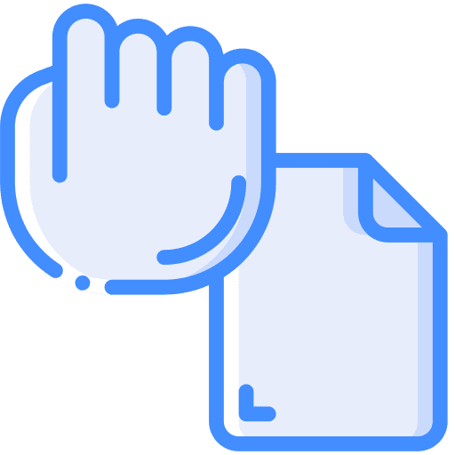 Drag files hand mouse icon