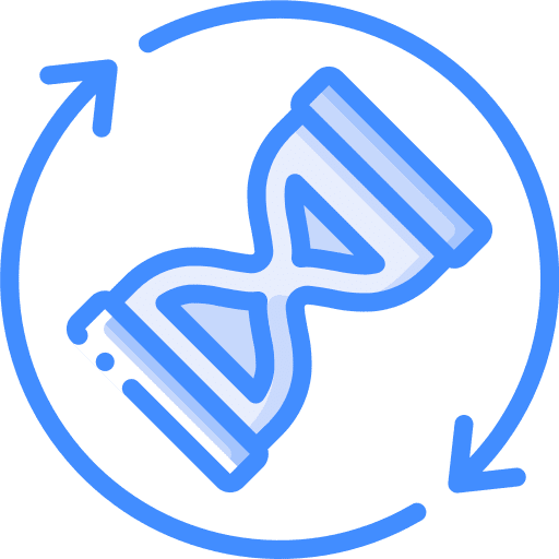 Hourglass hourglass timer sync icon