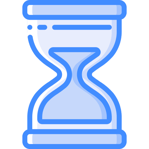 Hourglass waiting timer wait icon