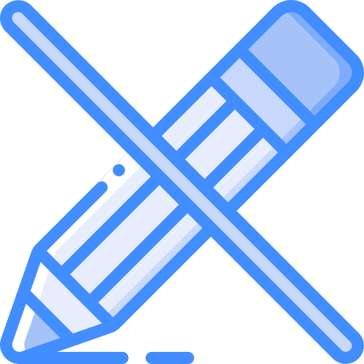 Pencil graphic edit tools block icon