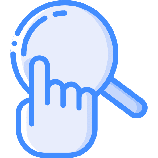 Search look ui tap icon