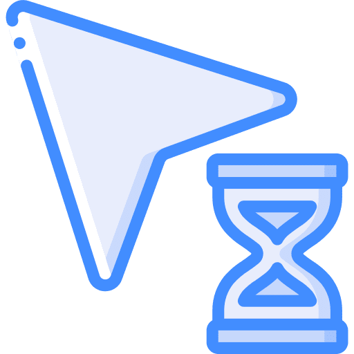Waiting loading cursor waiting icon