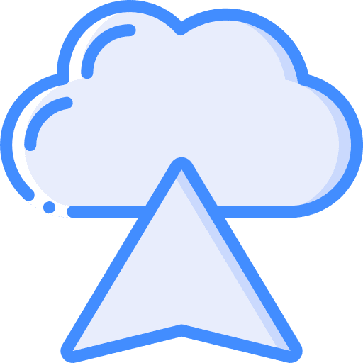 Cloud click ui cursor icon