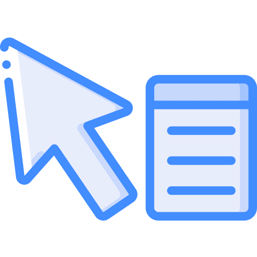 Pointer arrow cursor files icon