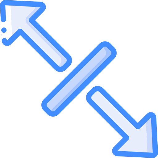 Resize directions resize direction icon