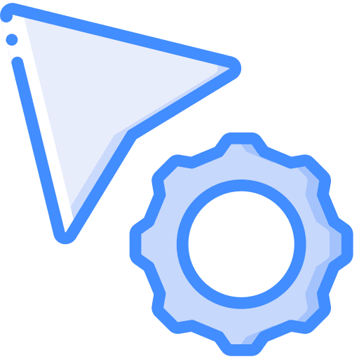 Settings arrow cursor interface icon