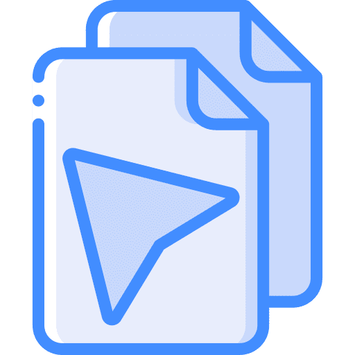 Files copy files drag icon