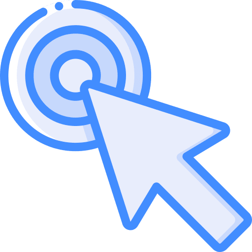 Mouse tap pointer mouse icon