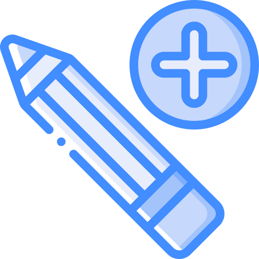 Pencil art add pencil icon