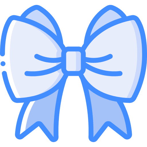 Bow bow pretty fun icon
