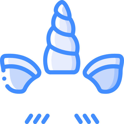 Unicorn social media ears unicorn icon Unicorn social media ears unicorn icon