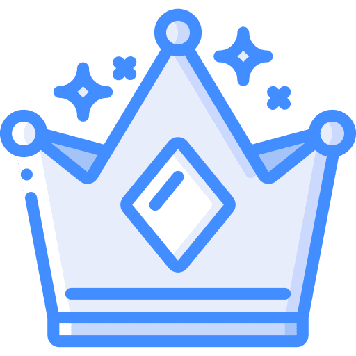 Crown social media king photo icon Crown social media king photo icon