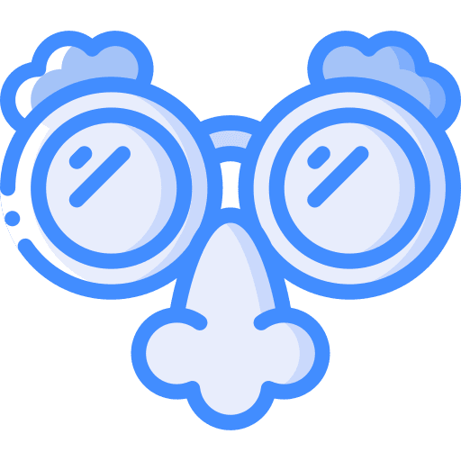 Disguise face glasses mask icon Disguise face glasses mask icon