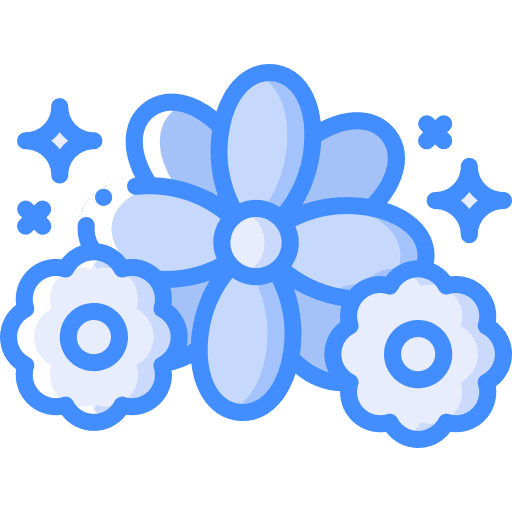 Flowers floral accessory social media icon Flowers floral accessory social media icon