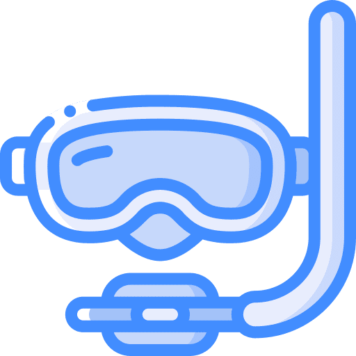 Scuba mask goggles sports and competition icon Scuba mask goggles sports and competition icon
