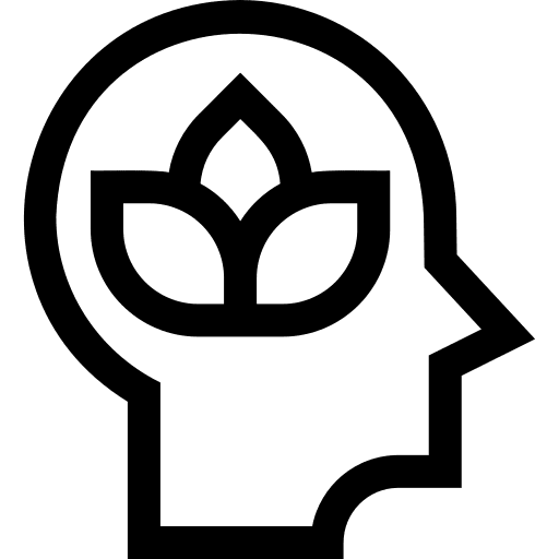 Mind wellness soul feelings icon