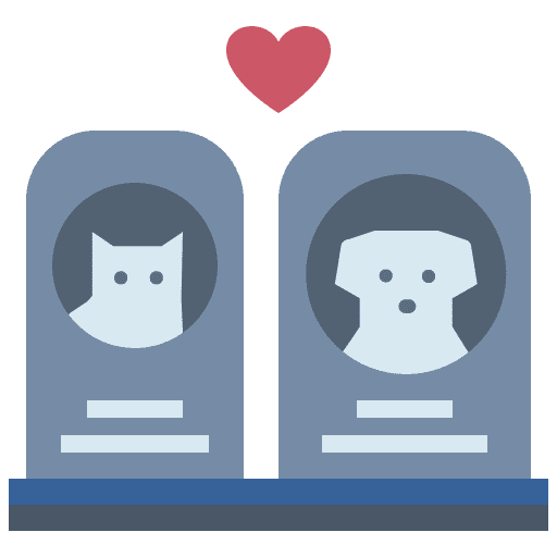 Memorial animals memorial pet love icon Memorial animals memorial pet love icon
