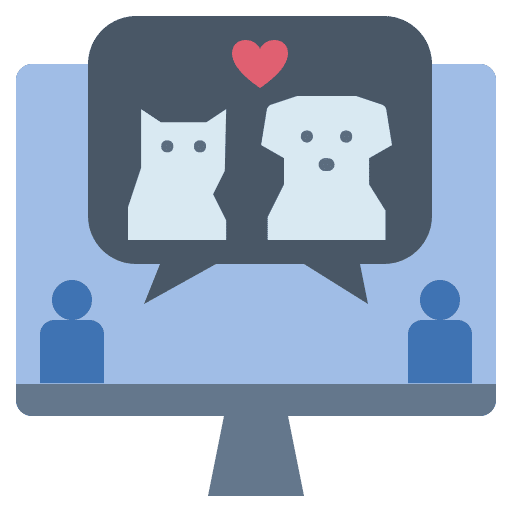 Pet club dog forum icon Pet club dog forum icon