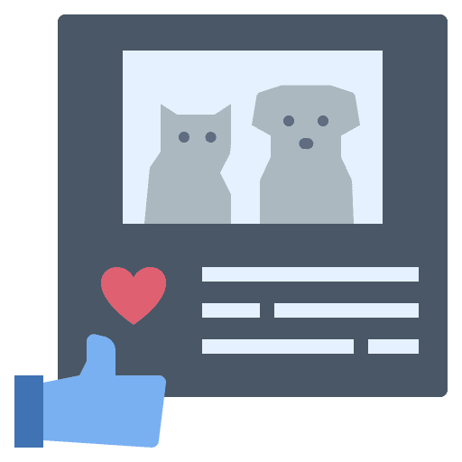 Pet love blog cat story icon Pet love blog cat story icon