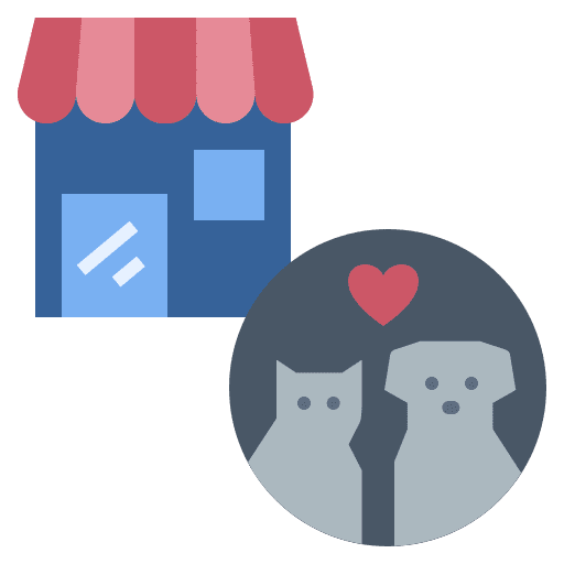 Pet shop cat animals dog icon Pet shop cat animals dog icon