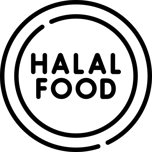Halal halal label muslim icon