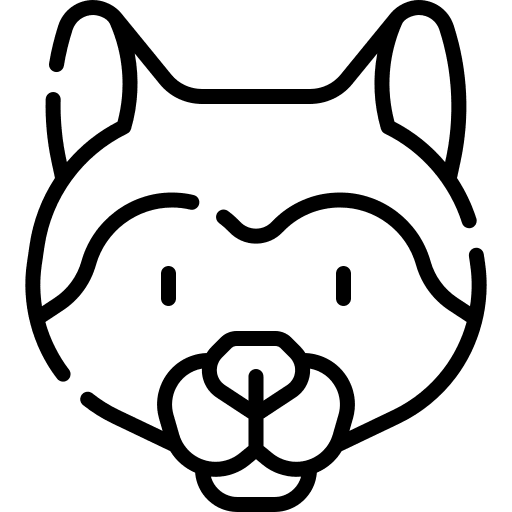 Wolf silhouette howl animals icon