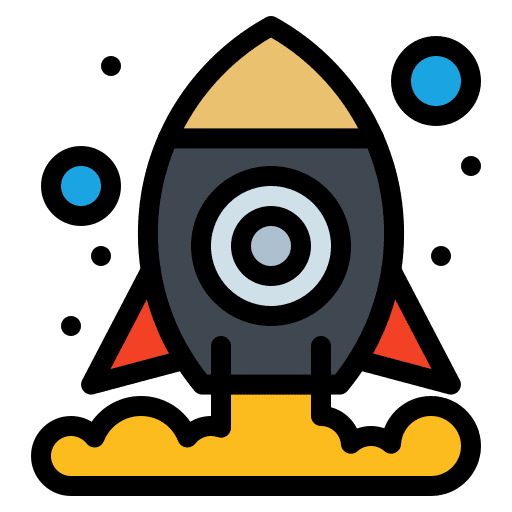 Space rocket transportation space shuttle icon Space rocket transportation space shuttle icon